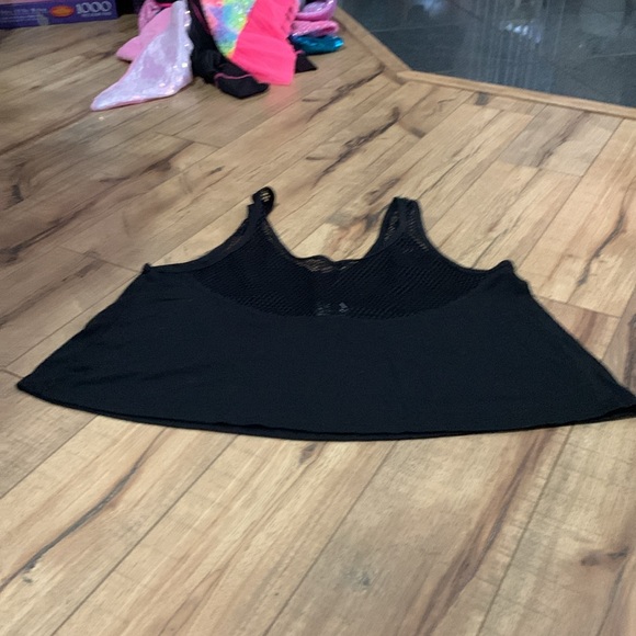 Fishnet crop tank top black - Picture 9 of 11